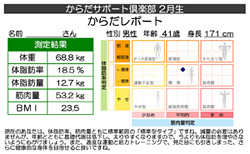 からだサポート倶楽部2月生 イメージ