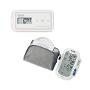 通信対応 活動量計AM-150 (ホワイト) ・血圧計BP-224L セット