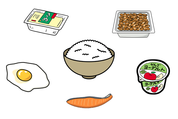 一般的な食事(イメージ)