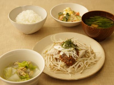 さわらの梅蒸し定食